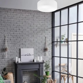 SIRJA mennyezeti lámpa 2xE27/60W/230V, átmérő 45 cm, fehér