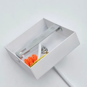 Csillár zsinóron ASTRID 1xE27/60W/230V fehér