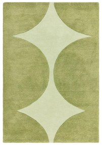 Zöld kézi szövésű gyapjú szőnyeg 200x290 cm Canvas – Asiatic Carpets