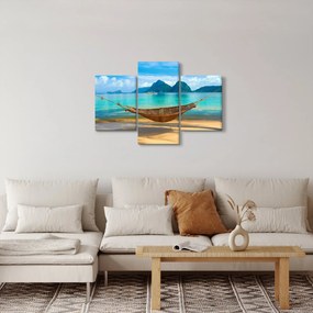 Kép egy függőágyról a tengerparton 3 (90x60 cm)