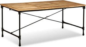 vidaXL tömör mangófa étkezőasztal 180 cm