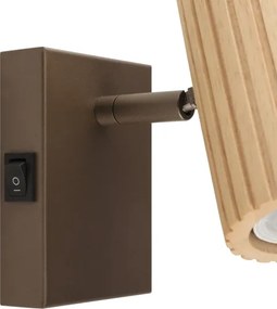 Brilliant - Fali spotlámpa LAKEWOOD 1xGU10/10W/230V barna