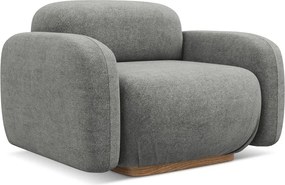 Szürke buklé kanapé modul Ailani – Makamii