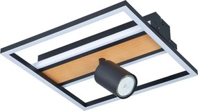 ZUMA LINE C230857703 KORDA Modern LED Mennyezeti Lámpa Fekete, Faipari GU10 IP20