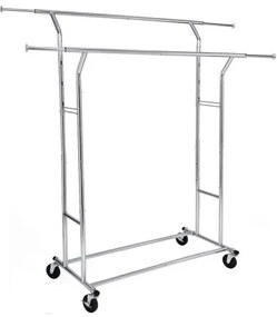 Mobil álló kabátfogas LINEA, ezüstszínű