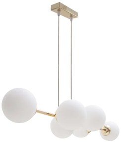 Csillár zsinóron FIRA 5xE27/60W/230V arany