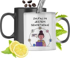 Mágikus Bögre Titkárnőnek Színváltós, fényképes nyomattal