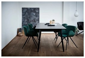 Zöld kárpitozott karfás étkezőfotel Gaia – DAN-FORM Denmark