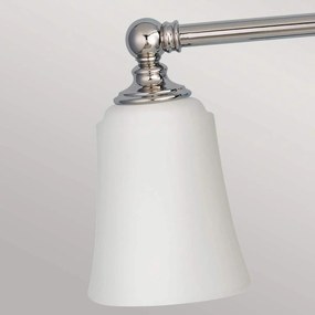 Feiss glamour klasszikus tükör világítás huguenot lake fehér króm elsfe-hugolake3bath IP44