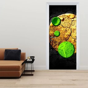Fotótapéta ajtóra - Golyók absztrakciója (95x205cm)