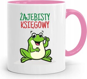 Rózsaszín Bögre Ajándék Könyvelőnek, fényképes nyomattal