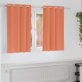 Függönyök függönyökkel 2 pcs Terrakotta 140x140cm Poliészter