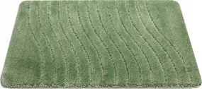 Fürdőszobaszőnyeg Konyha Csúszásgátló Zöld Hullámos Szőnyeg Sara 60x100 cm