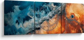Kép - Víz és tűz (órával) (90x30 cm)
