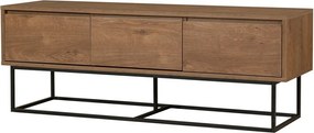 Milo Walnut and Black I TV-asztal, M