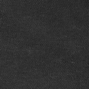 antracitszürke téglalap alakú oxford-szövet napvitorla 2,5x4 m