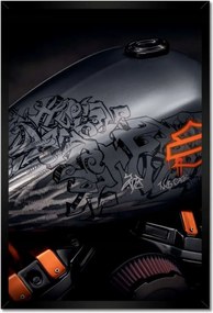 Poszterek keretben 40x60 Harley Davidson Motorkerékpár