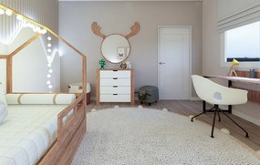 Nisan 1600-026 - White, Walnut