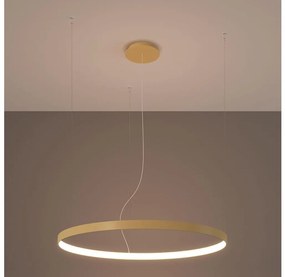 Thoro TH.216 - LED Csillár zsinóron RIO LED/30W/230V CRI90 3000K átm. 55 cm arany