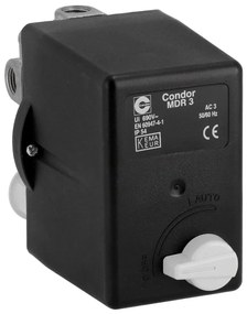 Condor nyomáskapcsoló 400V 3/8" 11 bar 10A hővédelemmel 2453016-10