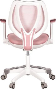 Gyermek szék, magasságállítható, rózsaszín hálós, KA-C806 PINK