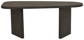 Sötétbarna dohányzóasztal 50x100 cm Melo – House Nordic