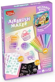 Kreatív festékszóró utántöltő, pasztell színek, MAPED CREATIV Airbrush Maker (IMAC906980)