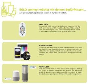 Eglo FUEVA-C 98561 fürdőszobai mennyezetlámpa, 21W LED, 2700K-6500K+RGB, 2800 lm, IP44