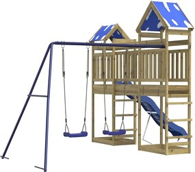 vidaXL impregnált fenyőfa kültéri játszószett