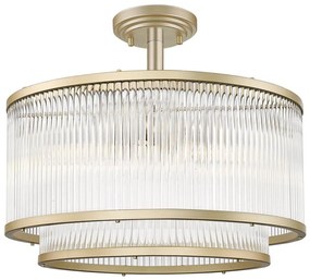 Zuma Line C0528-05H-V6AC - Csillár rúdon SERGIO 5xE14/60W/230V arany