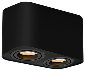 Rabalux 2053 - Spotlámpa KOBALD 2xGU10/42W/230V fekete