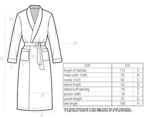 Kék mikroplüss fürdőköpeny S/M Cosy – Tiseco Home Studio