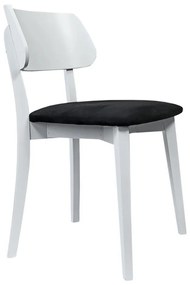 EZRA étkezőszék fehér/fekete