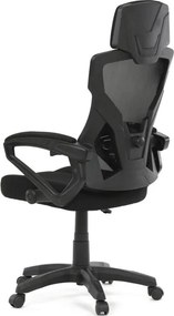 Irodai szék, magasságában állítható, fekete szövet, KA-R223 BK
