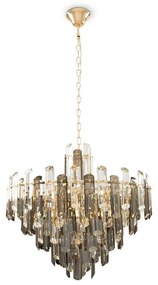 Maytoni DIA200PL-08G - Csillár láncon FLARE 8xE14/40W/230V