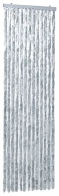 fehér és szürke zsenília rovarfüggöny 56 x 185 cm