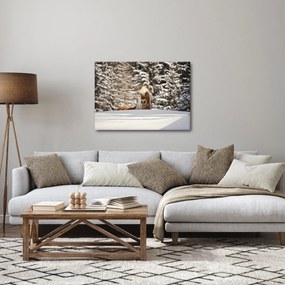 Kép - Ló a téli tájban (70x50 cm)