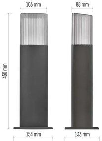 Kültéri lámpa LANA 1xE27/25W/230V IP54 45 cm