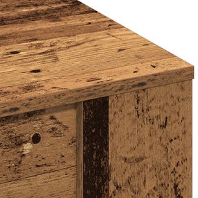 Kávézóasztal Régi Fa 102x55x45 cm Műanyag