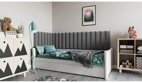 Kárpitozott panel 20 db. Quadra 210x90x60 cm (szürke). 1052011