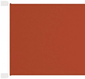 Terrakotta oxford-szövet függőleges napellenző 100 x 1200 cm