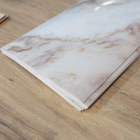 Fali öntapadós panel szett 6 db-os 60x30 cm Calacatta Vagli – SP TREND