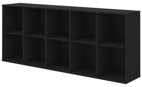 Fekete moduláris polcrendszer 169x69 cm Mistral Kubus - Hammel Furniture