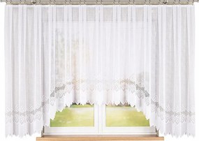 Modesta Jacquard készfüggöny alul kivágással 500x160 cm