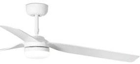 FARO 33814WT-20 - LED Dimmelhető mennyezeti ventilátor PUNT M LED/18W/230V fehér átm. 132 cm WT + távirányító