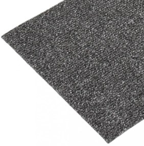 15 db antracit négyszögletes öntapadó lépcsőszőnyeg 60 x 25 cm