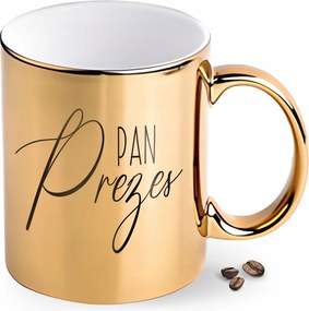 Arany Kerámia Bögre Az Elnöknek Ajándék Elnök Úr