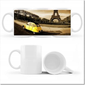 Citroen 2CV Sárga kacsa fényképes bögre