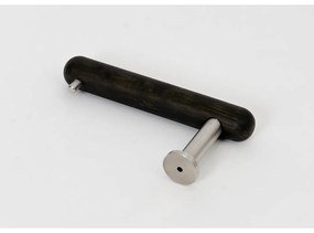 Yoku fekete tölgyfa fali wc-papír tartó - Wireworks
