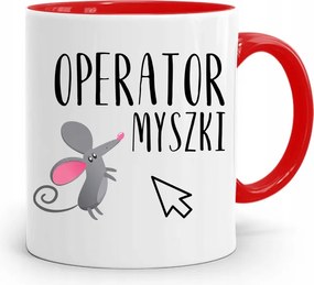 Piros Bögre Informatika Programozó Operátor nyomtatott fényképpel